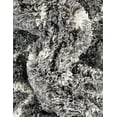 thumbnail image 4 of Unique Loom Soft Touch Shag Collection Area Rug - Dora (2' 7" x 13' 1" Runner Cloud Gray/Ivory), 4 of 7