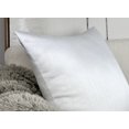 thumbnail image 6 of Aiking Home Solid Faux Silk Euro Shams Set of Two 26 x 26 inch, White, 6 of 7