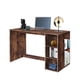 thumbnail image 2 of Escritorio de Oficina Mesa para Computadora BRENTON Marron FurnitureR mesa de oficina, 2 of 6
