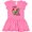 Raspberry with Polka Dots, variant on Inktastic Farmer I Rule the Roost Rooster Gift Baby Girl Dress