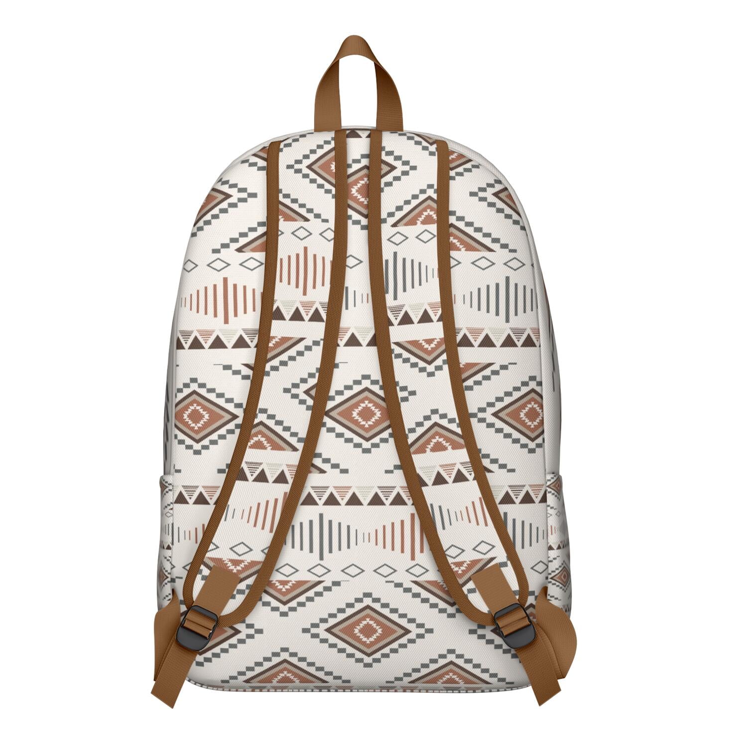 Boho Style Backpack for Teen Girls, Floral Water-Resistant Laptop Bag with Reinforced Straps and Travel-Friendly Design