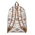 thumbnail image 3 of Nordic Style Vintage Fashion Backpack – Rustic Folk Inspired Canvas Bookbag for Daily Use, Outdoor Adventures, and Commute, 3 of 4