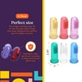 thumbnail image 2 of Special Supplies Silicone Colorful Finger Toothbrush (6 Pack), Latex-Free, Great for Oral Motor Stimulation, Dishwasher-Safe, Case Included, 2 of 7