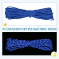thumbnail image 4 of Uxcell Corde Paracorde Réfléchissante, Corde Paracorde Fluorescente pour Camping Randonnée Pêche Bleu Saphir 49 Pieds, 4 of 7