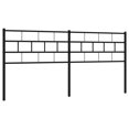 thumbnail image 3 of vidaXL Metal Headboard Black 193 cm, 3 of 4