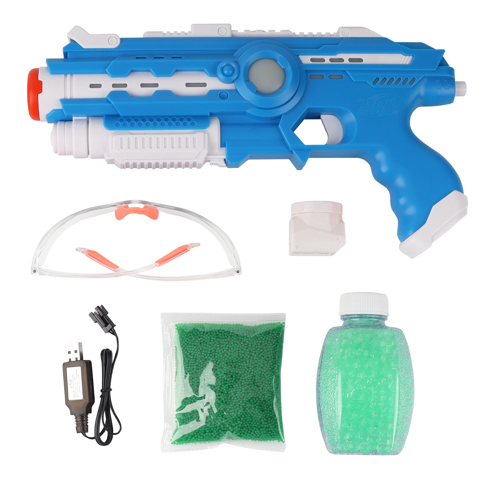 Gel Erupterz, Water Gel Bead Launcher-Blue, Teens and Adults Ages 14+