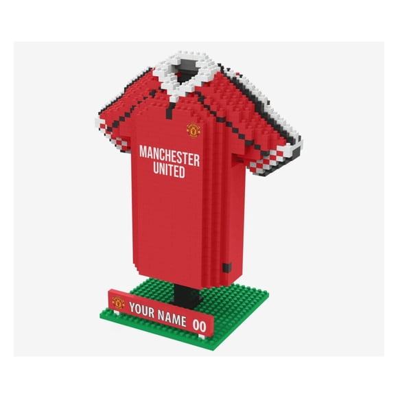 Manchester United - BRXLZ 3D Personalized Jersey Construction Kit (1035 Pieces)