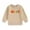 Khaki, variant on Bagilaanoe Toddler Baby Girl Boy Casual Sweatshirt Long Sleeve Letter Print Pullover 12M 18M 24M 3T 4T 5T Kids Fall Loose Tee Tops