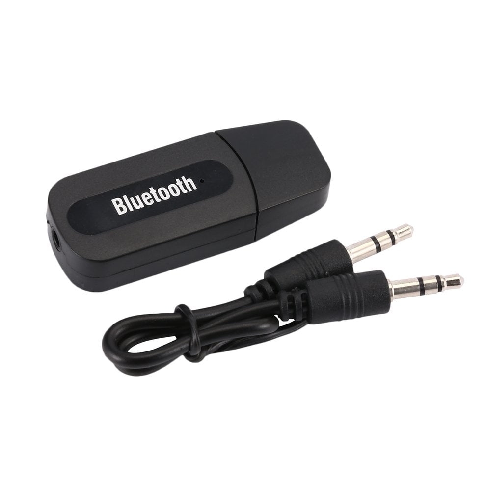 NFC Bluetooth Enabled Stereo Audio Receiver with RCA to 3.5mm Adapter Cable lku 