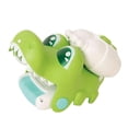 thumbnail image 3 of Soft Rubber Animal Head Water Blaster Set, Interesting Dino Shark Fish Shape Water Squirters, Summer Beach and Bathtub Squeeze Water Play Toys Green, 3 of 3