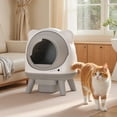 thumbnail image 5 of Homall Cute Cat-Ear Self-Cleaning Automatic Cat Litter Box with Smart Sensors, App Control & Health Monitoring,Gray, 5 of 7