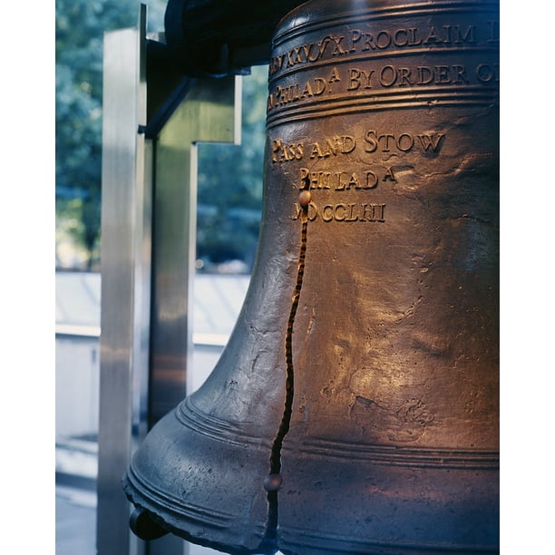 Philadelphia Liberty Bell Symbol Icon Independence 12 Inch By 18 Inch 