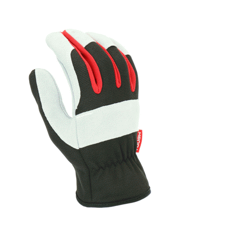 Hyper Tough Suede Palm Performance Glove, L (Best Gloves For Tough Mudder)