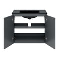 thumbnail image 4 of Modway Bryn 30" Wall-Mount Bathroom Vanity in Gray Black, 4 of 9