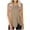 Khaki, variant on QUINDOS Womens Tops Summer Ribbed Khaki Fashion Casual Solid Vest Round-Neck Loose Sleeveless T-shirt Pullover Tops Womens Tank Tops
