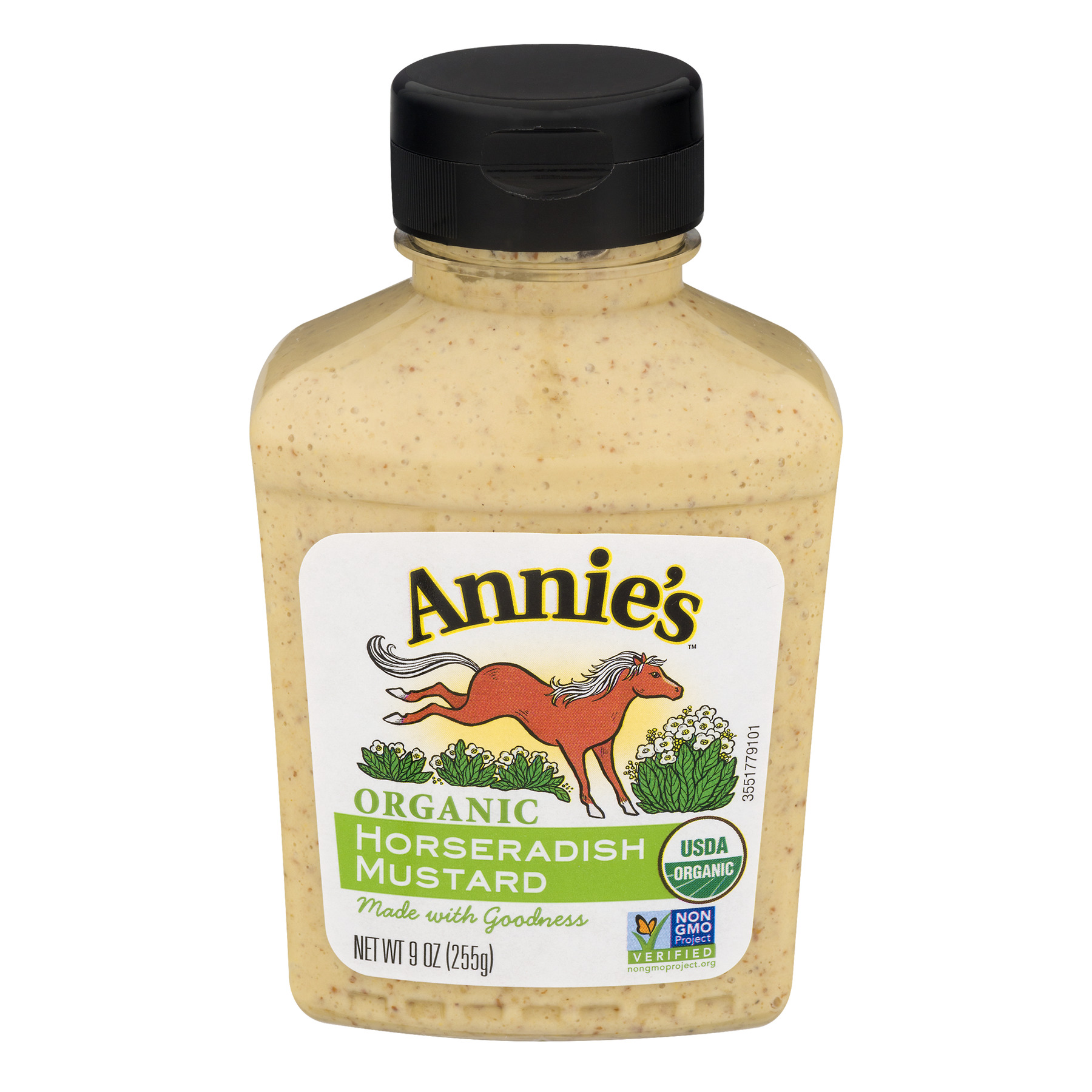 Annie's Organic, Gluten Free Horseradish Mustard, 9 oz