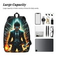 thumbnail image 4 of Hunter X Hunter Backpack, Large Capacity 17 Inch Laptop Backpack, Durable Casual Daypack, Water Resistant, 17.3x12.2x5.5 Inch, 4 of 8
