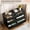 Black 6 Drawer, variant on IDEALHOUSE White 6 Drawer Dressers, Modern Fluted Storage Cabinet, Water-Resistant MDF, Quiet Glide, Double Anti-Tip, Stable Organizer for Bedroom