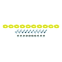 ALLSTAR PERFORMANCE Countersunk Bolt Kit Fluorescent Yellow 10pk ALL18688
