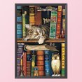 thumbnail image 2 of Cuadros Decorativos Gato de punto de cruz completo de 11 quilates en estantería estampado DIY Animal impreso costura Ehuebsd Nuevos Originales, 2 of 9