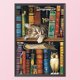 thumbnail image 3 of Gato de punto de cruz completo de 11 quilates en estantería Kit de bricolaje estampado bordado de hilo de algodón Likrtyny Arte deco, 3 of 9