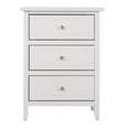 thumbnail image 3 of Glory Furniture Daniel 3 Drawer Nightstand in White, 3 of 7