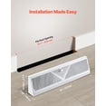 thumbnail image 2 of VEVOR 18-Inch Floor Registers, 10-Pack Baseboard Registers,HVAC Heavy-Duty Walkable Iron Floor Vents,Rustproof Anti-Peeling Air Vents Deflector Adjustable with Metal Damper for Home & Office,White, 2 of 9