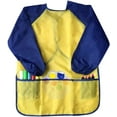 thumbnail image 2 of 2 piezas de delantales de pintura Ropa de trabajo de pintura para niños Delantal artesanal 2-8 años Cierres de velcro de manga larga Xemadio WL-00383-2, 2 of 5
