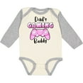 thumbnail image 3 of Inktastic Dad's Gaming Buddy- Pink Controller Boys or Girls Long Sleeve Baby Bodysuit, 3 of 5
