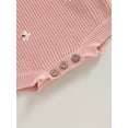 thumbnail image 7 of Arvbitana Infant Baby Girls Knit Romper Long Sleeve Flower Embroidery Sweater Newborn Bodysuits 0M 3M 6M 9M 12M 24M Fall Winter Warm Clothes, 7 of 7