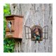 thumbnail image 5 of Escultura de gnomo de jardín, adornos de árbol de estatua de resina 3D, decoración de estatua en miniatura, accesorios de jardinería de estatua de figura linda para interiores y exteriores, 15 cm de, 5 of 5