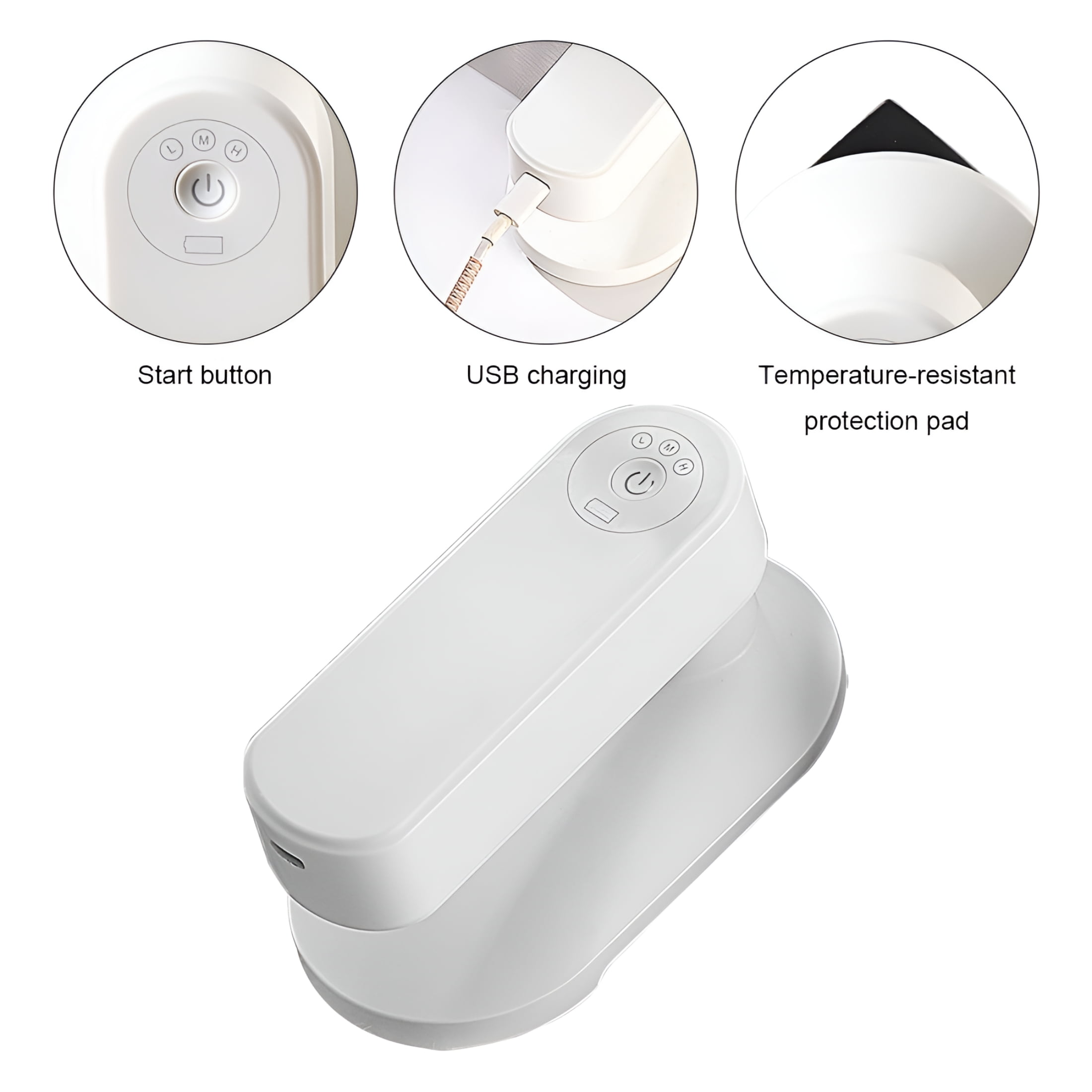 CURYMAY 2026 New Usb Rechargeable Wireless Mini Handheld Steamer 110 W 30S Heat Up 3 Heat Level Home Appliances,For Clothes Steaming,Travel,Home Use,Quick Wrinkle Removal,Portable Garment Care