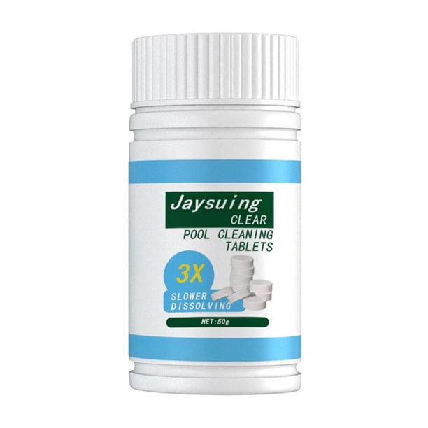 100 Pastillas Limpiadoras Para Piscina | Agua Cristalina Y Limpia | Efectivas Y Fáciles De Usar | Limpieza Profunda