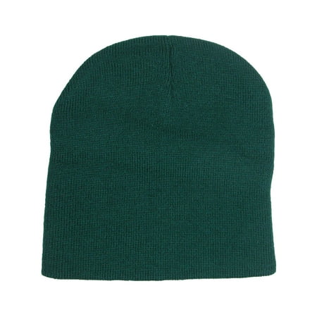 Eight Piece Cap - 8 Inch Knit Beanie Cap