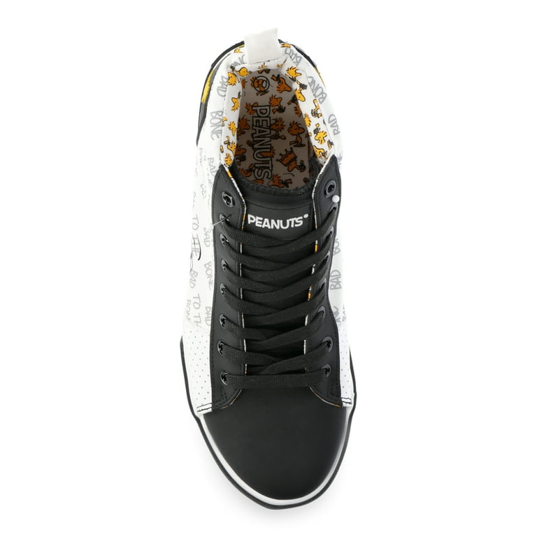 Snoopy Men's High-Top Sneakers, Sizes 7-12 - Walmart.com