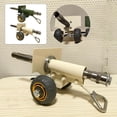 thumbnail image 3 of Daily Mix Store Firecracker Artillery Cannon, Mini Cannon Firecracker Artillery Cannon 304 Stainless Steel Firecracker Launcher Model, Heavy Artillery Handcraft Military Model Collection Desktop Gifts, 3 of 9