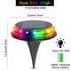thumbnail image 5 of Lámpara de suelo con energía solar, impermeable, para jardín, camino, terraza, luces con 8 LED, lámpara solar para el patio de la casa, camino de acceso, césped, 5 of 5