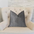 thumbnail image 2 of Plutus Parallel Lanes Blue, Beige and Brown Luxury Throw Pillow, 2 of 3
