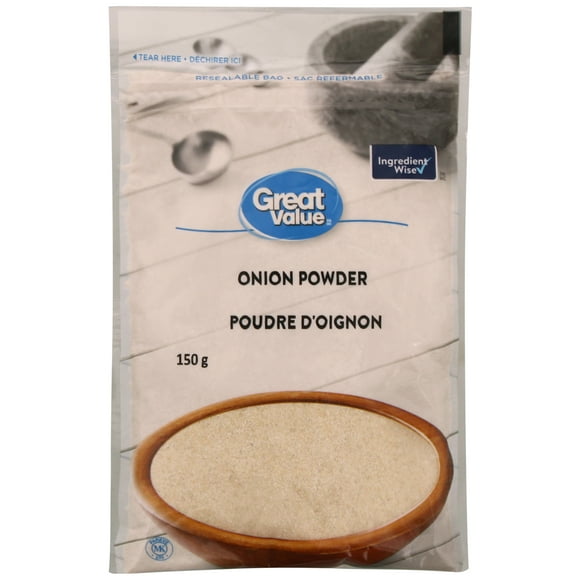 Poudre d’oignon Great Value 150&nbsp;g