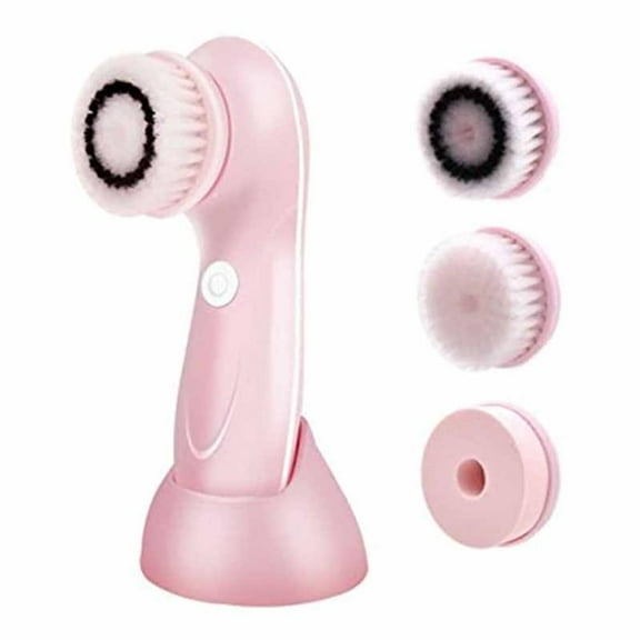 Electric Facial Cleanser 3-In-1 Washing Brush Face Cleansing Brush Skin Scrubber Cleaning Device For Face Pinse.