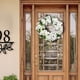 thumbnail image 2 of Simulated Flower Wreath Door Lintel Flower Wreath Decoration Rose Flower Wreath Fake Flower Wedding And Holiday Pendant, 2 of 7