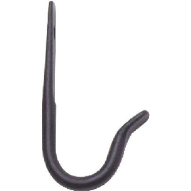 Panacea  Black  Wrought Iron  Curved  Wall  Plant Hook  7 in D 