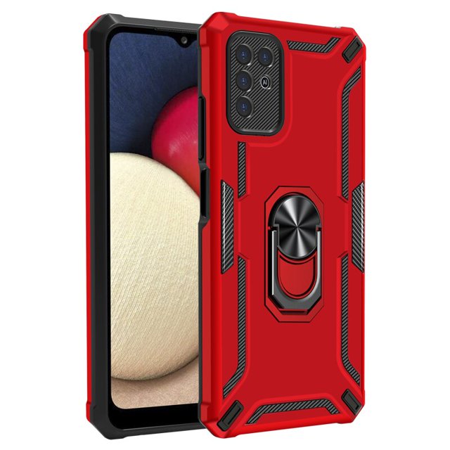 Funda de teléfono 2 en 1 a prueba de golpes, carcasa protectora de TPU con anillo magnético para ZTE Blade V30 Vita A51 L9 Fivean unisex