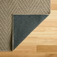 thumbnail image 3 of TOWN & COUNTRY BASICS Pax Herringbone Textured Solid Everwash® Washable Area Rug, Low Pile, Non-Slip Backing, Easy Clean Pet & Family Friendly Rug, Brown, 5'11"x9', 3 of 14