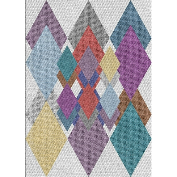 Ahgly Company Machine Washable Indoor Rectangle Transitional Platinum Silver Gray Area Rugs, 5' x 7'