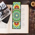 thumbnail image 2 of Cuadros Decorativos 5D DIY diamante pintura marcapáginas Mandala mosaico borla libro manualidades (F Tmvgtek embutido en tela, 2 of 8