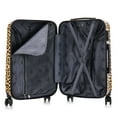 thumbnail image 5 of InUSA Print 3-Piece Hardside Luggage Sets with Spinner Wheels, Handle, Trolley, (20"/24"/28"), Cheetah, 5 of 11