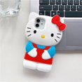 thumbnail image 1 of Sanrio-fundas estereoscópicas 3D de Hello Kitty para iPhone 14, 13, 12, 11 Pro Max, Mini, XR, XS MAX, 8, X, 7, SE, 2020 Fivean LED, 1 of 2