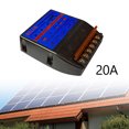thumbnail image 3 of Solar Charge Controller PWM 20A 12V Solar Panel Battery Control Adapter Blue, 3 of 6