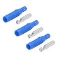 thumbnail image 4 of SHAR 10 Set Banana Female Socket Brass PA Jack Connector Insulation Tube Press Fit Adapter J.10031Blue, 4 of 9